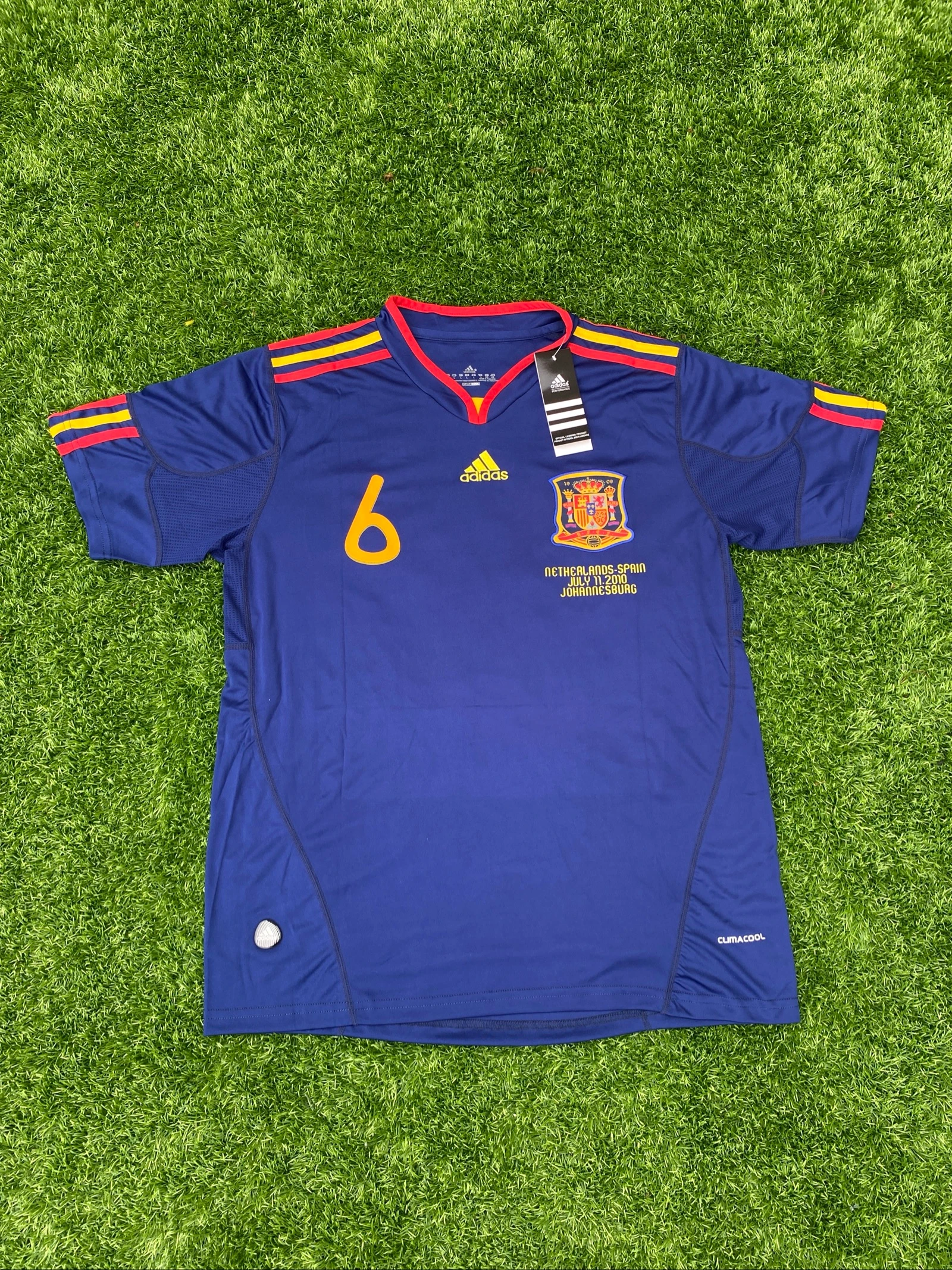 Camiseta Iniesta final mundial 2010